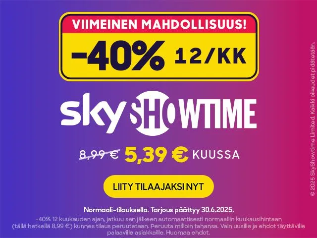 Skyshowtime tarjous